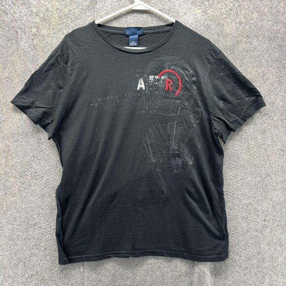 Polo Ralph Lauren Shirt Mens Large Black Custom Fit APR Graphic Bleecker Tee - Picture 1 of 11